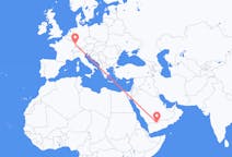 Flights from Sharurah, Saudi Arabia to Strasbourg, France