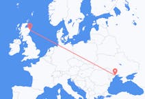 Flyreiser fra Odessa, Ukraina til Aberdeen, Skottland
