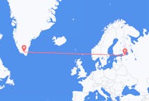 Flights from Narsarsuaq, Greenland to Saint Petersburg, Russia