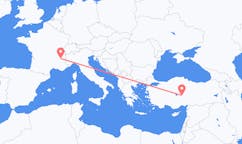 Flights from Grenoble, France to Nevşehir, Turkey