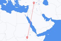 Flyrejser fra Gambela, Etiopien til Mardin, Tyrkiet