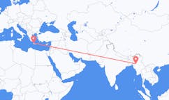 Flights from Kalay to Chania