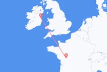 Flyrejser fra Dublin, Irland til Poitiers, Frankrig