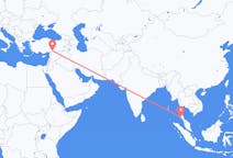 Flyg från Krabi, Thailand till Gaziantep, Turkiet