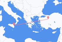 Fly fra Catania til Eskişehir