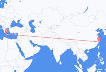 Flyg från Taizhou, Jiangsu, Kina till Chania, Grekland