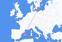 Flights from Bornholm, Denmark to Palma de Mallorca, Spain