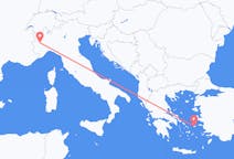Loty z miasta Ikaria do miasta Turyn