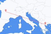出发地 法国出发地 利摩日目的地 希腊塞萨洛尼基的航班