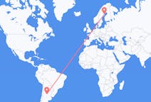Flyrejser fra Córdoba, Argentina til Skellefteå, Sverige