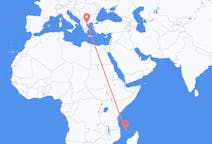 Flyreiser fra Moroni, Komorene til Thessaloniki, Hellas