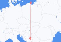 Flights from Sarajevo to Gdańsk