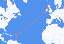 Vluchten van Antigua, Antigua en Barbuda naar Dublin, Ierland