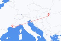 Flüge von Großwardein, Rumänien nach Marseille, Frankreich