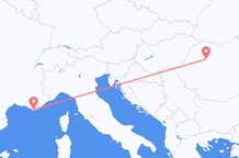 Flyrejser fra Toulon til Cluj Napoca