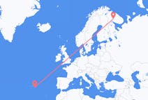 Flyg från Kirovsk till Ponta Delgada