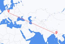 Flyrejser fra Mandalay, Myanmar (Burma) til Dresden, Tyskland