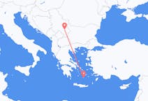 Flüge von Niš, Serbien nach Santorin, Griechenland