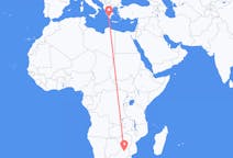 Vluchten van Polokwane, Limpopo, Zuid-Afrika naar Kalamáta, Griekenland