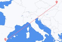 Flyreiser fra Rzeszow, Polen til Murcia, Spania