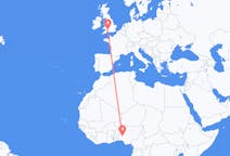 Flights from Ilorin, Nigeria to Bristol, England
