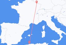 Flyrejser fra Algier, Algeriet til Metz, Frankrig
