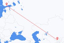 Flug frá Tashkent til Helsinki
