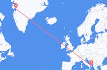Vluchten van Brindisi, Italië naar Ilulissat, Groenland