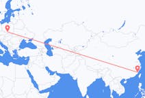 Flyg från Fuzhou, Kina till Katowice, Polen