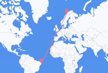Flights from Recife, Brazil to Narvik, Norway