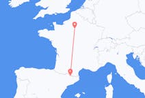 Flyrejser fra Paris, Frankrig til Andorra la Vella, Andorra
