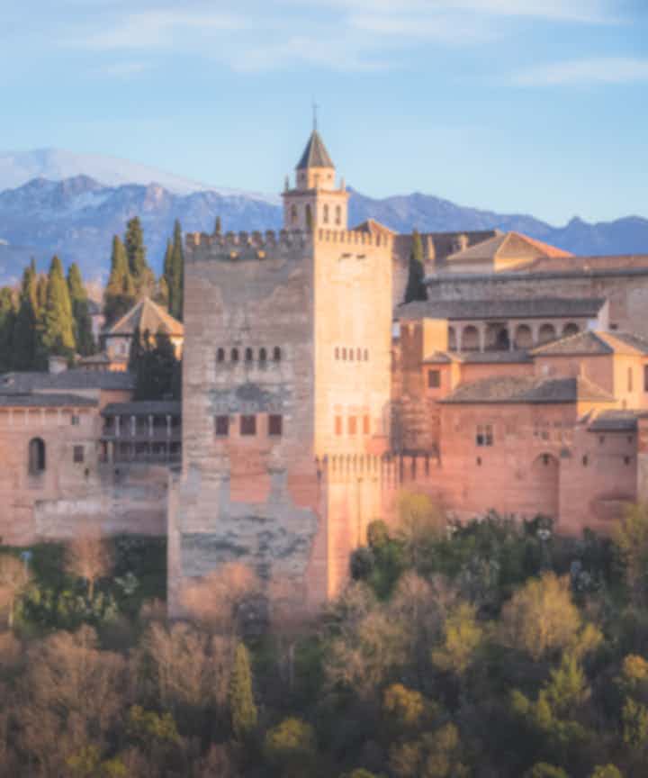 Flights from Fes, Morocco to Granada, Spain