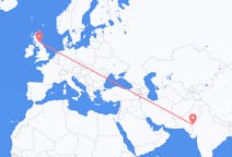 Flyg från Jaisalmer, Indien till Edinburgh, Skottland