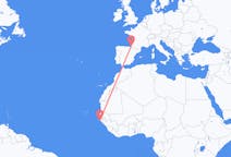 Flights from Cap Skiring, Senegal to Biarritz, France