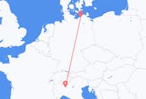Flights from Rostock to Milan
