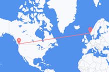 Flyrejser fra Vancouver til Bergen