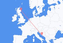 Flyg från Aberdeen, Skottland till Split, Kroatien