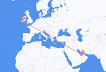 Flyrejser fra Abu Dhabi, De Forenede Arabiske Emirater til Kork, Irland