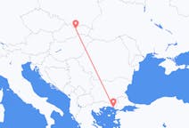 出发地 斯洛伐克波普拉德目的地 希腊亞歷山德魯波利斯的航班