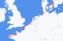 Flyg från Quimper till Köpenhamn