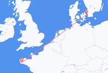 Flights from Quimper, France to Copenhagen, Denmark