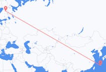 Flights from Okinawa Island, Japan to Kajaani, Finland