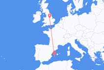 Flyg från Ibiza, Spanien till Nottingham, England
