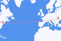 Flyreiser fra New York, USA til Bacau, Romania