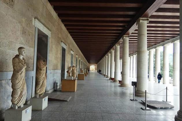 Recorrido privado a pie por la ciudad de Atenas: Acrópolis, Ágora antigua y Museo del Ágora