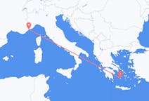 Vluchten van Nice naar Plaka, Milos
