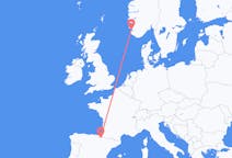Fly fra Stavanger til Pamplona