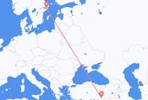 Flyreiser fra Sanliurfa, Tyrkia til Stockholm, Sverige
