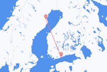 Flyreiser fra Skelleftea, Sverige til Helsingfors, Finland