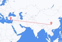 Flyreiser fra Luzhou, Kina til Gazipaşa, Tyrkia